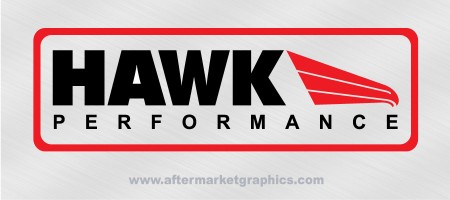 Hawk Performance Brakes Decals - Pair (2 pieces)